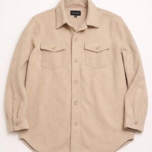 Hilary Radley Tan Shirt Jacket